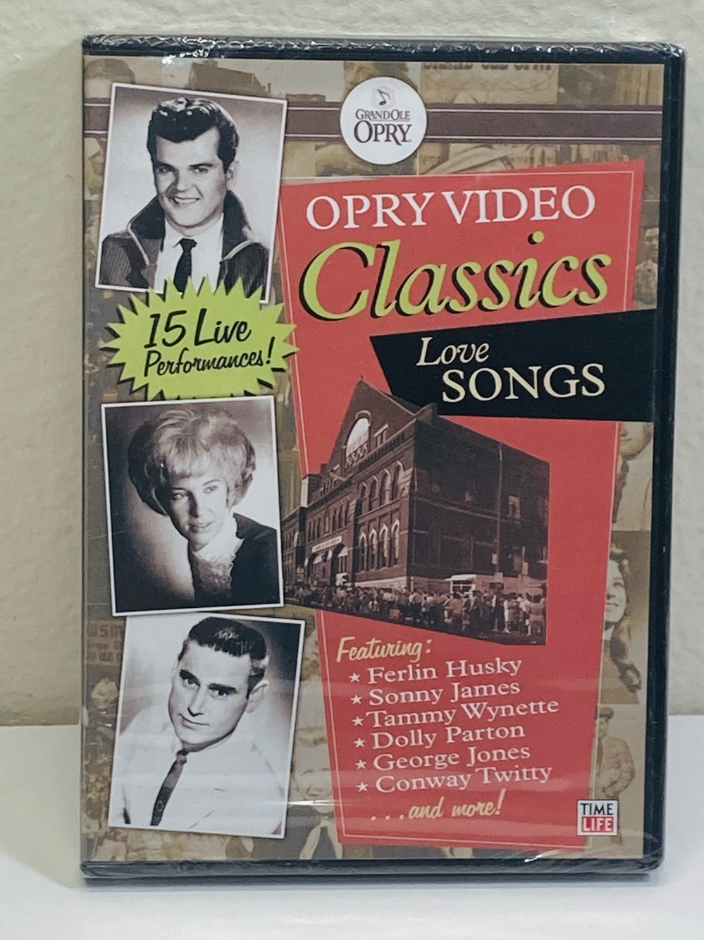 NEW SEALED Time Life Grand Ole Opry Video Classics: Love Songs DVD 15 Live Songs